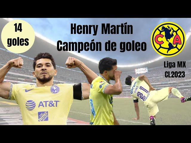 Henry Martín | Campeón de goleo | Club América | Clausura 2023 Liga MX | 14 goles.