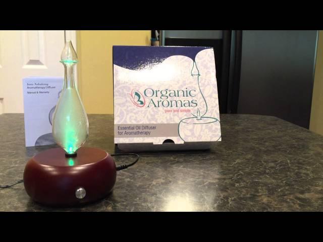 VIDEO REVIEW: Organic Aromas Handmade Essential Oil Diffuser