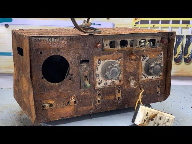 Restoration Rusted and Severely Damaged Classic Power Stabilizer / Restoring Old Voltage Stabilizers