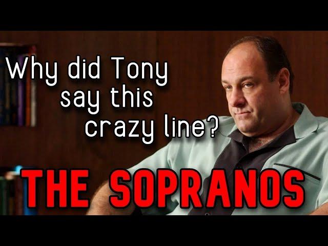 Exploring Tony's Weirdest Line in The Sopranos