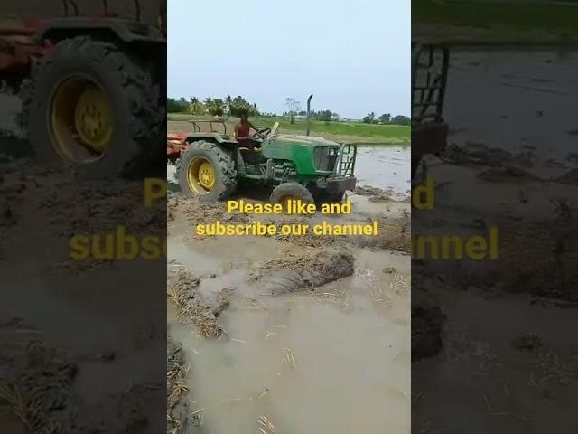 #johndeere #tractor #trending #telugu #stuck #viral #