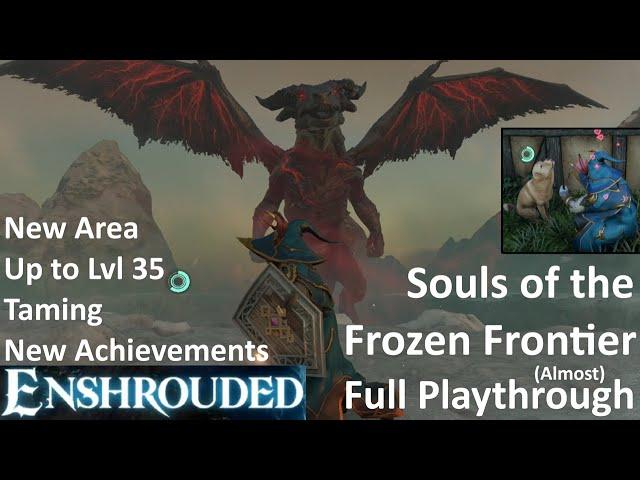 Enshrouded - Souls of the Frozen Frontier Update Full Playthrough / Part 1 - No Commentary Gameplay