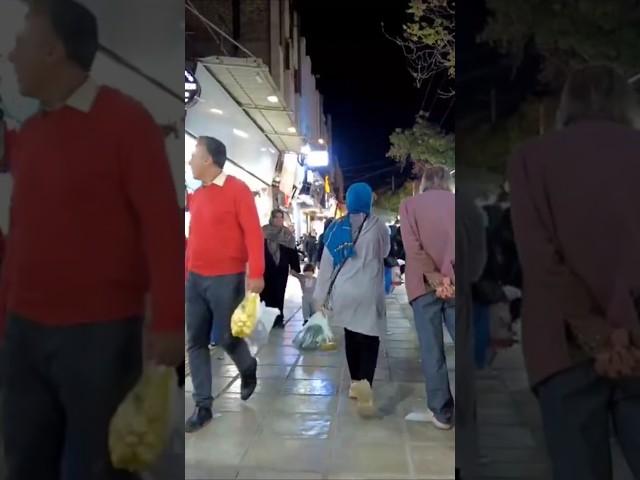 IRAN Nightlife Iranian people #iran #walkingtour #shorts