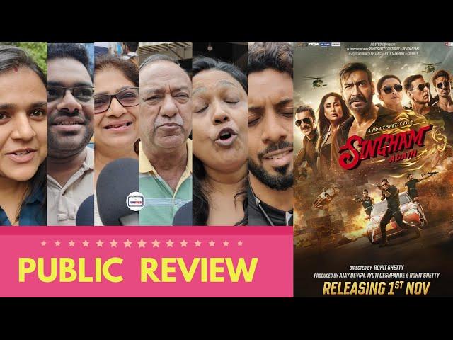 Singham Again PUBLIC REVIEW | First Day First Show | Ajay Devgn, Akshay Kumar, Salman Khan