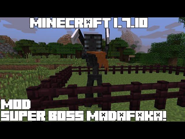 Minecraft 1.7.10 MOD SUPER BOSS MADAFAKA! The Morbid Reborn Mod Español!