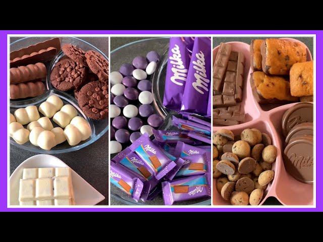 Best Milka Platters | ASMR | Filling Platter With Sweets Compilation | TeamFilGer