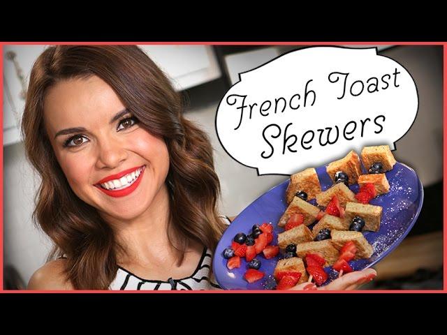 Ingrid Dishes | French Toast Skewers | Recipes from Missglamorazzi