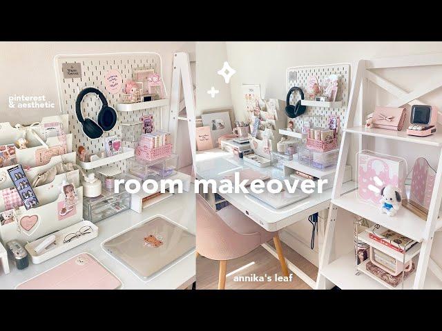 room & desk makeover  cozy pinterest aesthetic, 15-min daily makeup, back to school q&a, etc!