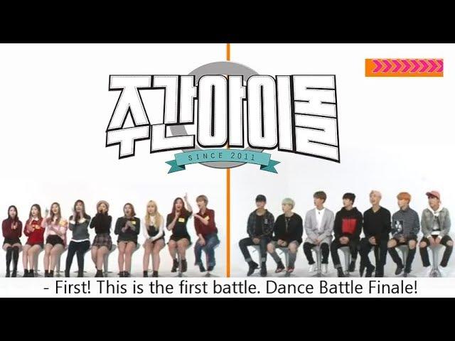 2015 | BTS and Twice at Weekly Idol  best moments compilation (FM) | Bangtwice