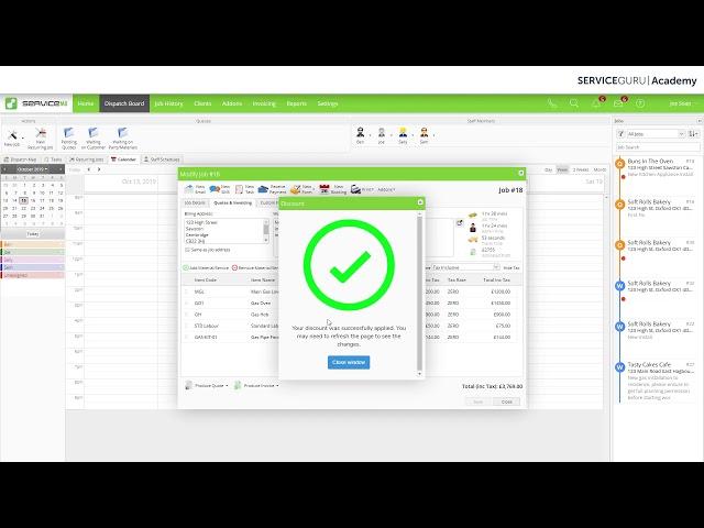 ServiceGuru Discounts add-on for ServiceM8