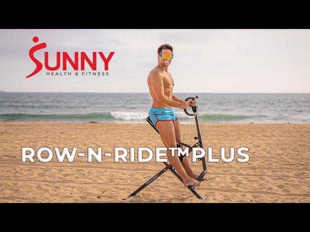 Row-N-Ride™ Plus Assisted Squat Machine | Sunny Health & Fitness | Sunny Studios