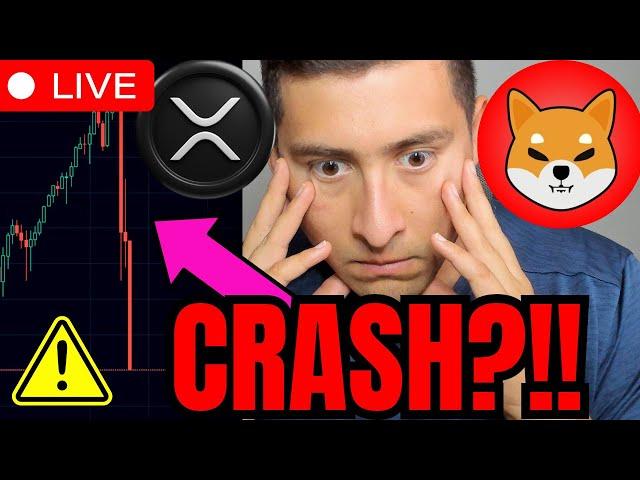 XRP, SHIBA INU, BITCOIN FALLING NOW LIVECRYPTO SELLOFF NEWS