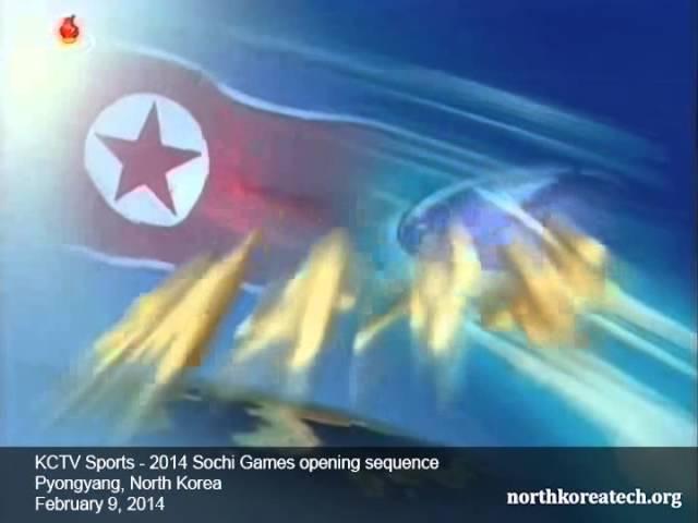 North Korea KCTV Sochi opening sequence