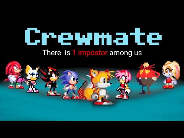 Among us, but with Sonic the hedgehog Characters (Crewmate Version) | Game Animation