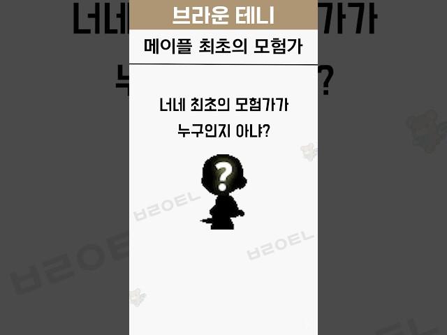 메이플 최초의 모험가