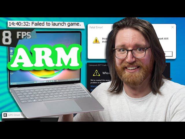 I Tried Gaming On The New Snapdragon X Windows ARM Laptop...