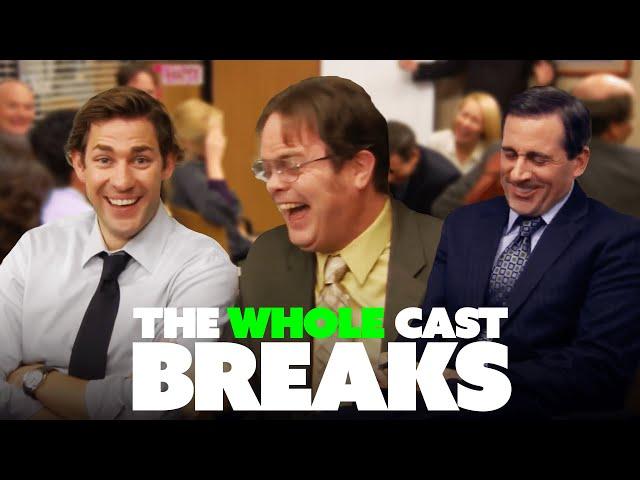 the office bloopers but the ENTIRE cast breaks | Comedy Bites