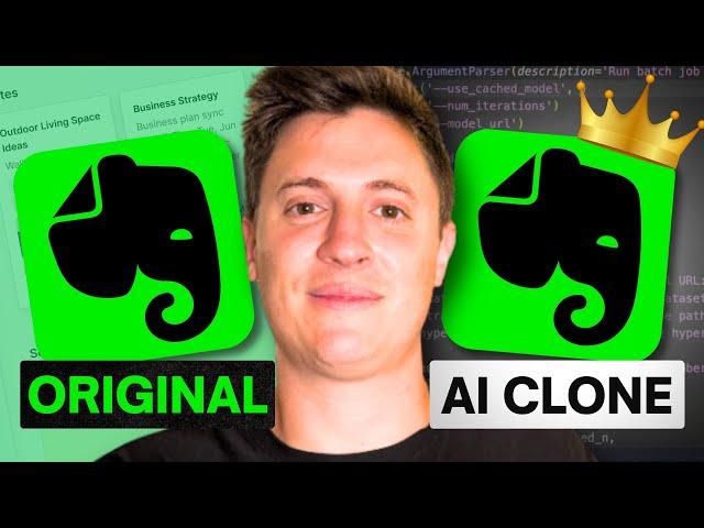 I Built an Evernote Clone With AI in Under 10 minutes (Cursor + v0 tutorial)