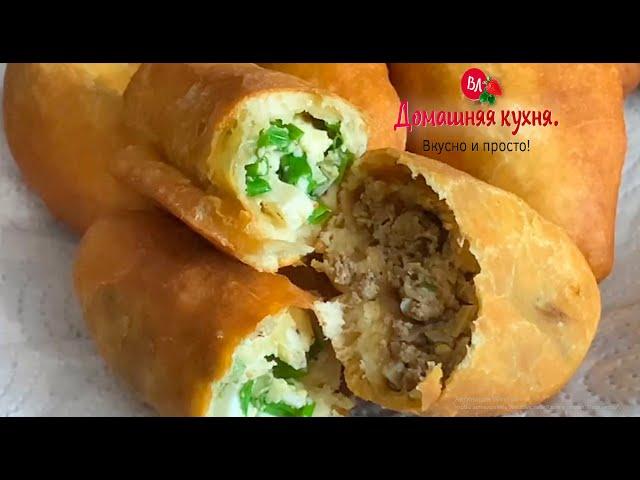 Пирожки как пух Без дрожей на кефире  2 вкусных начинки для пирожков