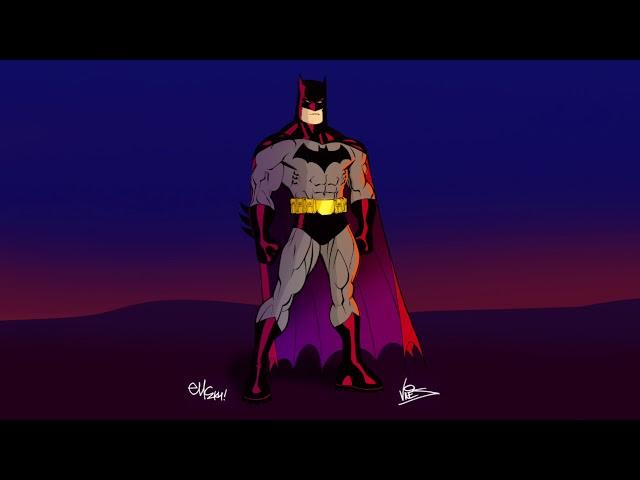 Evan David Colorist Sample - Batman