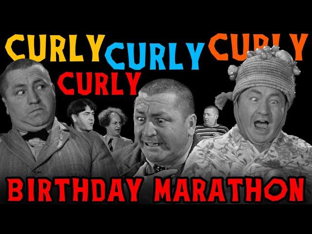 THREE STOOGES Curly's Birthday Marathon!! - ALL CURLY - FULL EPISODES!!! OVER 11 Hours!