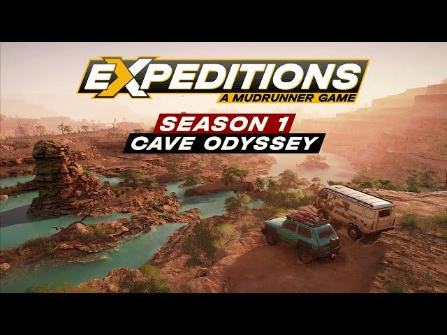 Expeditions: A MudRunner Game - Official Season 1: Cave Odyssey Gameplay Trailer