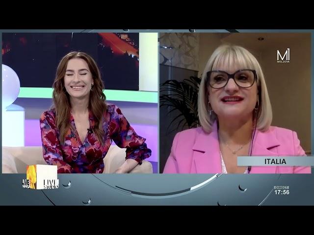 Lilia Tușa în platoul Live Studio