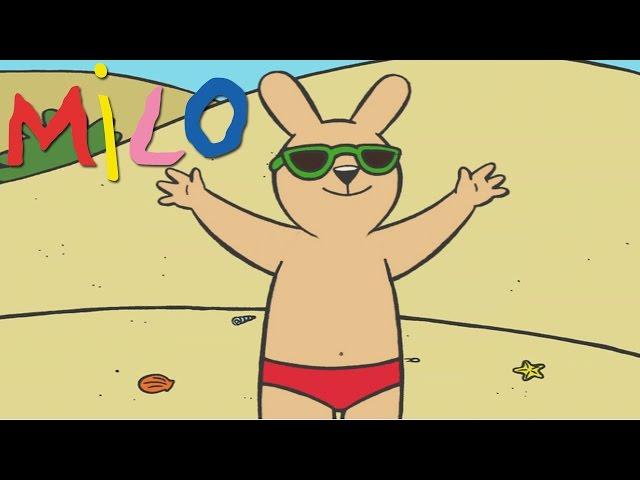 Milo goes to the beach | Cartoon for kids