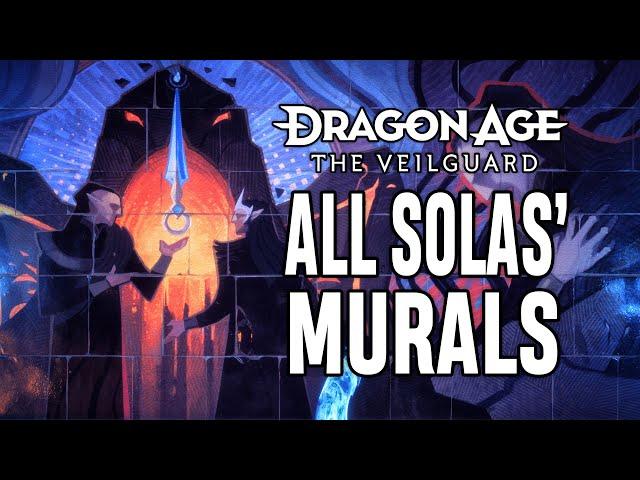 Dragon Age: The Veilguard - All Solas' Murals and Team Discussions