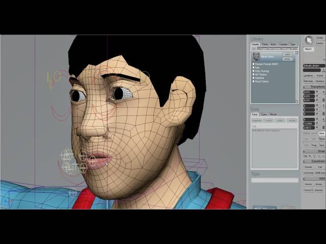 FaceRobot lipsync to simple face rig