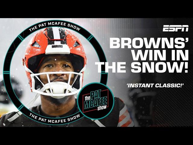 'INSTANT CLASSIC' ️ Pat McAfee reacts to Browns’ UPSET win over the Steelers! | The Pat McAfee Show