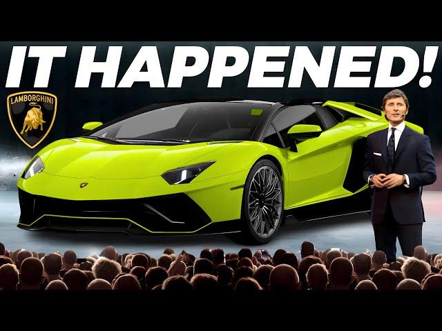 Lamborghini CEO Reveals The Return Of The Lamborghini Aventador!