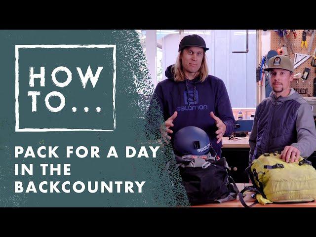 Episode 4: What to Pack for a Day in the Backcountry | Salomon How To