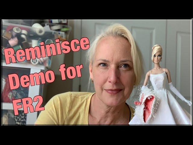 How To Make A Doll Dress / How To Sew A Glamorous Dress / Fashion Royalty / Reminisce Pattern