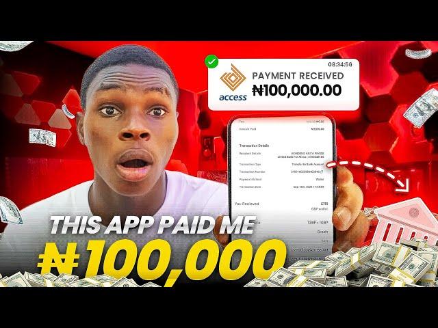 I Got Paid ₦100,000 To My Bank Account (how to make money online in nigeria 2024)