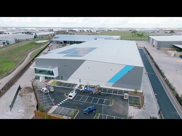 Krost Furniture and DSV warehouse timelapse at MidWest Logistics Hub