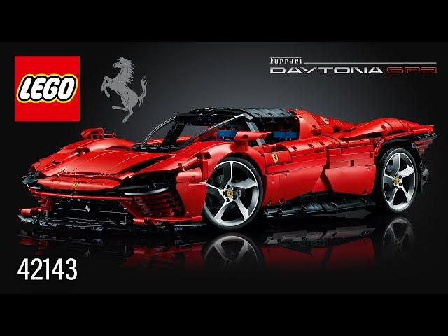 LEGO® Technic™ Ferrari Daytona SP3 (42143)[3778 pcs] Step-by-Step Building Instructions | TBB