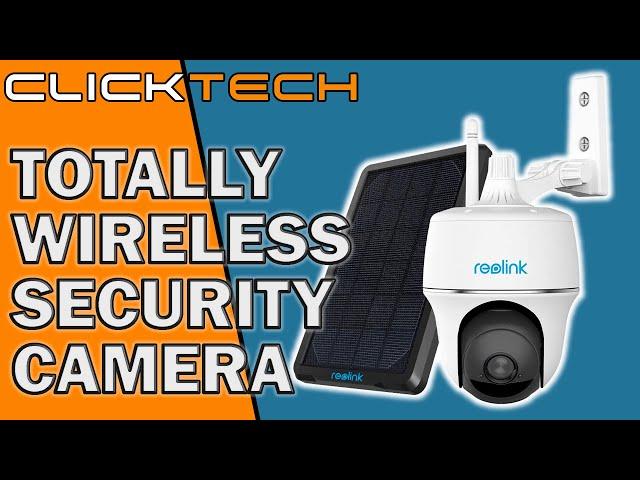 Reolink Argus PT and Solar Panel - Wireless Solar Powered Pan and Tilt WiFi Camera
