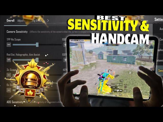 BEST  SENSITIVITY FOR ALL DEVICES | PUBG HANDCAM VIDEO