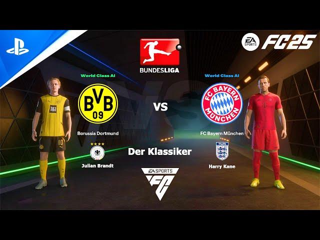 FC 25 PS4 - Borussia Dortmund vs Bayern Munchen | Bundesliga 24/25