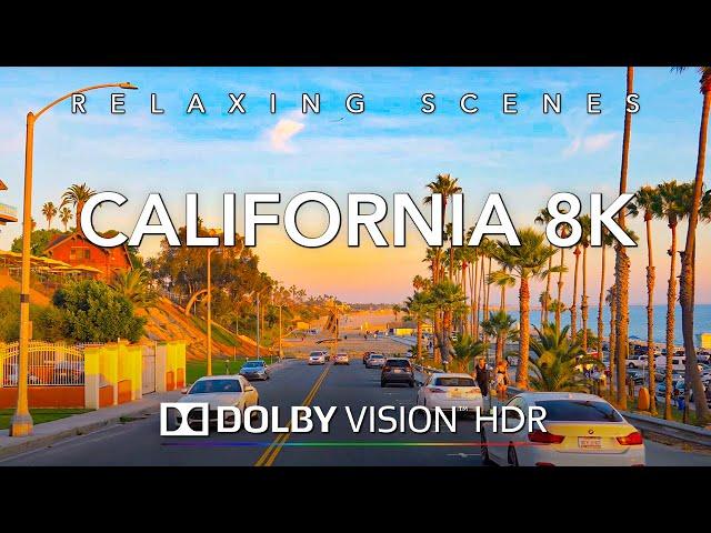 Driving Southern California 8K HDR Dolby Vision - Newport Beach to Palos Verdes