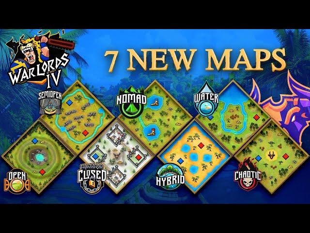  Explore the New 7 Maps in Warlords 4 for the $70,000 Tournament! 