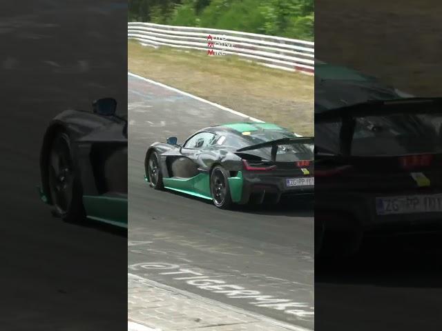 1914HP RIMAC NEVERA TESTING ON THE NÜRBURGRING - WORLDS FASTEST ELECTRIC CAR!