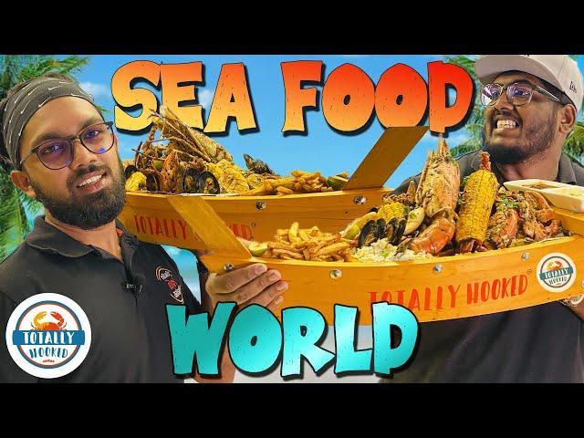 Introducing Sea Food Boat Platter in Totally Hooked CMB | නැවක්ම ගිල්ල අපි දෙන්නා.