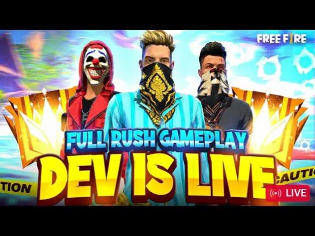 Free Fire MAX :  Excited stream | Playing Squad | Streaming with Turnip