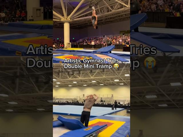 This was almost the end of me  #gymnast #gymnastics #fail #fails #trampoline #olympics #sports #d1