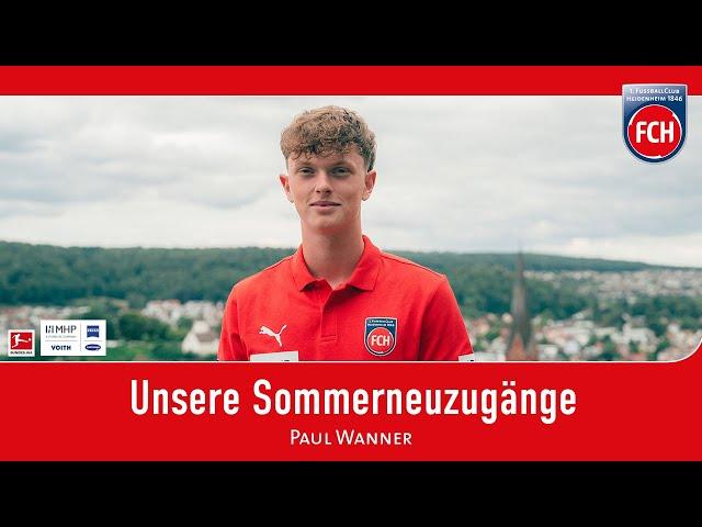 Unsere Neuzugänge - Paul Wanner