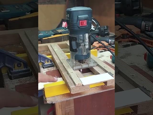 Basic template for edging wood with a router