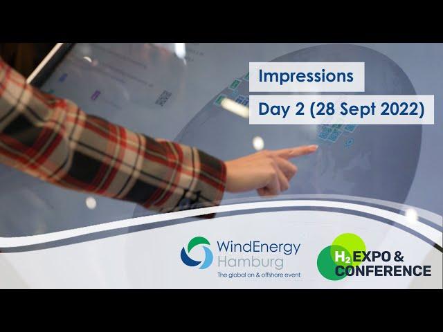 WindEnergy Hamburg 2022: 2nd day of the global on & offshore expo