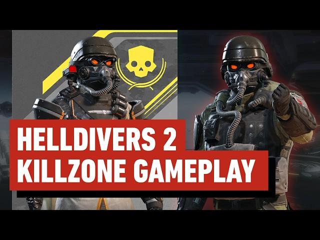 Helldivers 2 Killzone Gameplay - Every New Skin and Weapon So Far